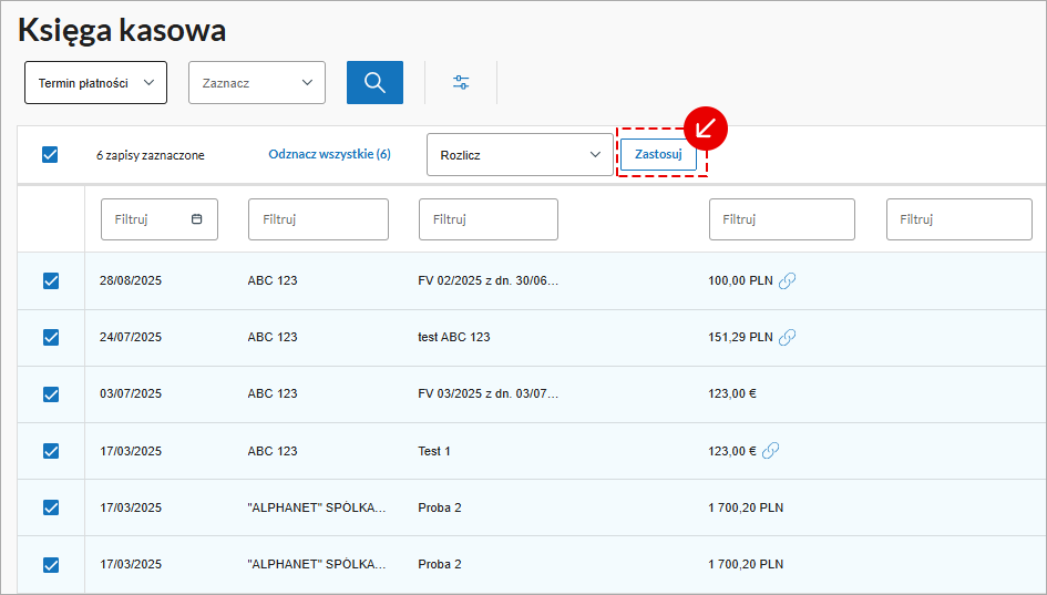 Wyb&oacute;r formatu pliku do pobrania